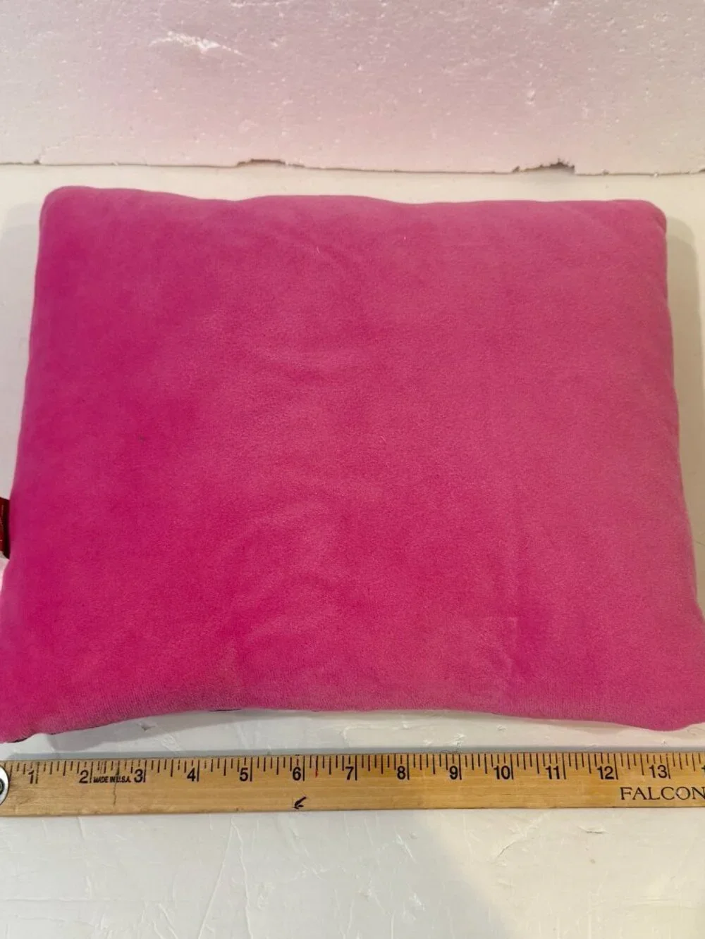 Disney High School Musical HSM Pink Pillow Troy Bolton / Zac Efron RARE 12 x 14